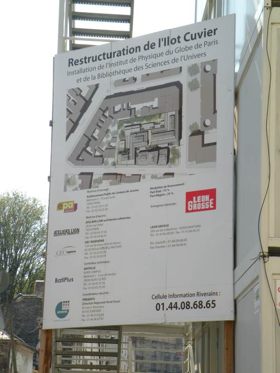  restructuration de lîlot Cuvier